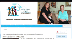 Desktop Screenshot of fondationcapdiamant.com